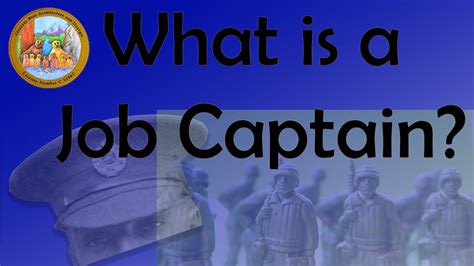 Project Management Series What Is A Job Captain And What Role Does An Architectural Job