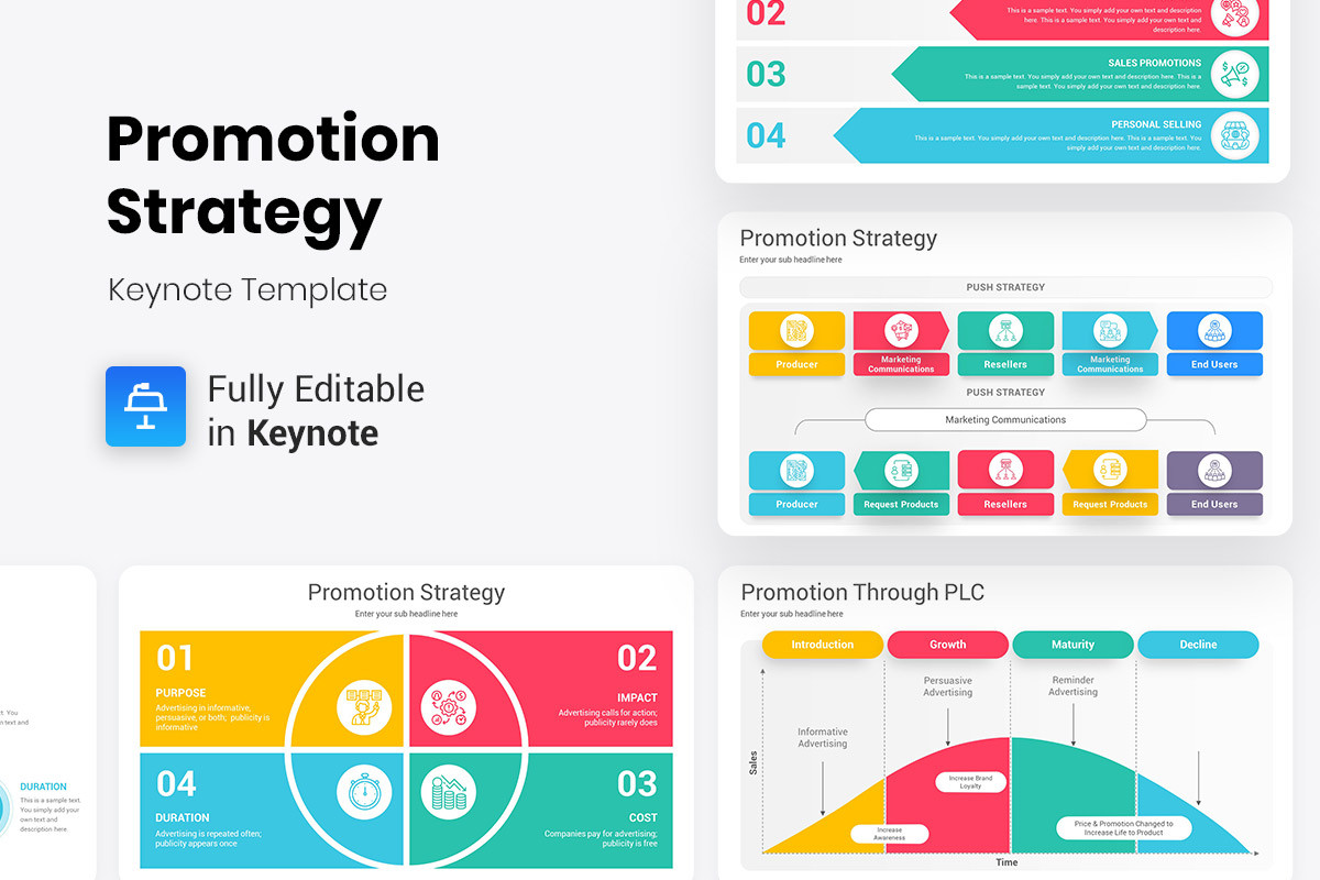 Promotion Strategy Keynote Template Nulivo Market