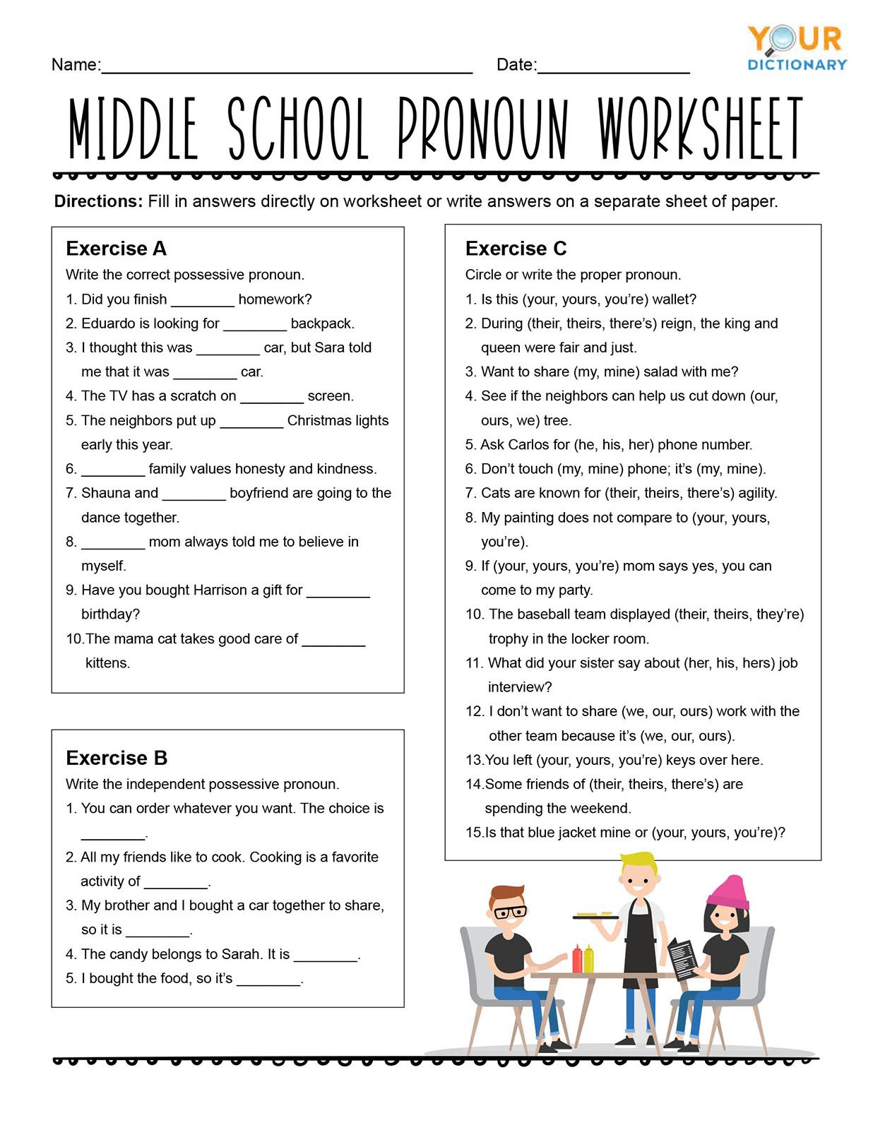 Pronouns Worksheets 5Th Grade Teaching Pronouns Worksheets Nouns And Pronouns Activities 4Th