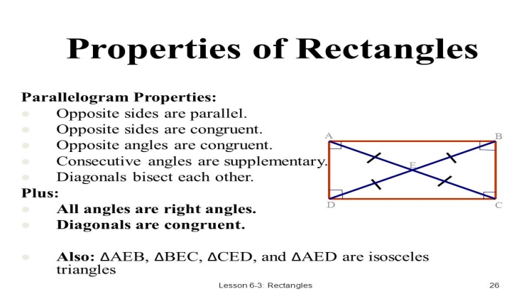 Properties Of Rectangles Worksheets Worksheetsgo