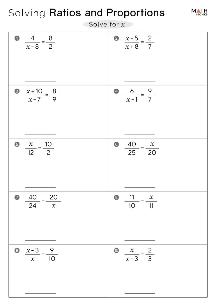 Proportions Worksheet 6Th Grade Englishworksheet My Id