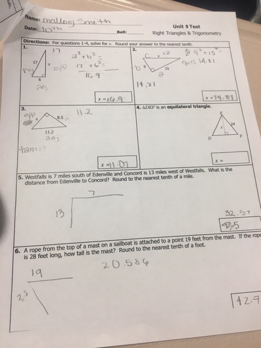 Proving Lines Parallel Answer Key