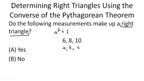 Pythagorean Theorem And Its Converse Video Algebra Ck 12 Foundation