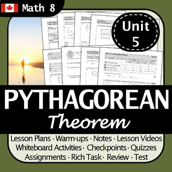 Pythagorean Theorem Unit Differentiated And Engaging Math 8 B C