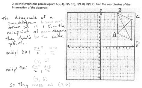 Quadrilaterals On The Coordinate Plane Worksheet Solutions Moore Math Madness