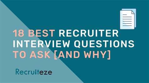 Ace Your Interview: Top Questions for a Recruiter