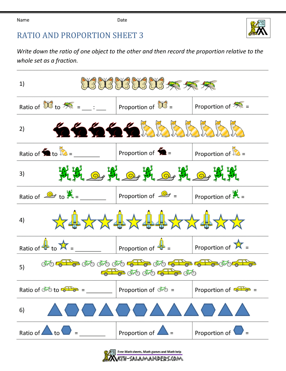 Ratio And Proportion Worksheet Pdf Ame My Id