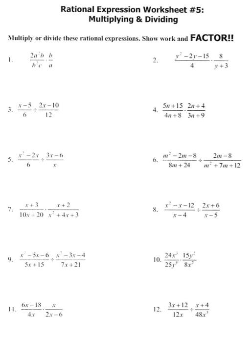 Master Multiplying and Dividing Rational Expressions Easily