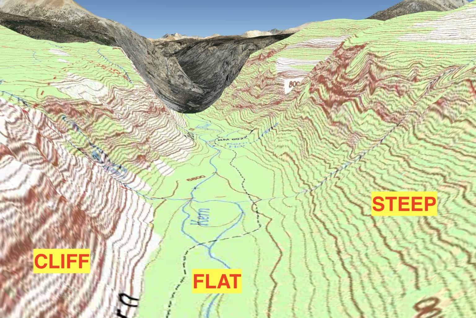 Reading A Topographic Map