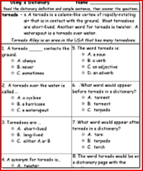 Reading Comprehension Worksheets 4Th Grade Common Core Db Excelcom 4Th Grade Reading