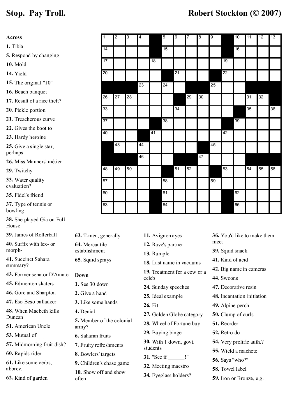 Reading Crossword Puzzles Printable Printable Crossword Puzzles