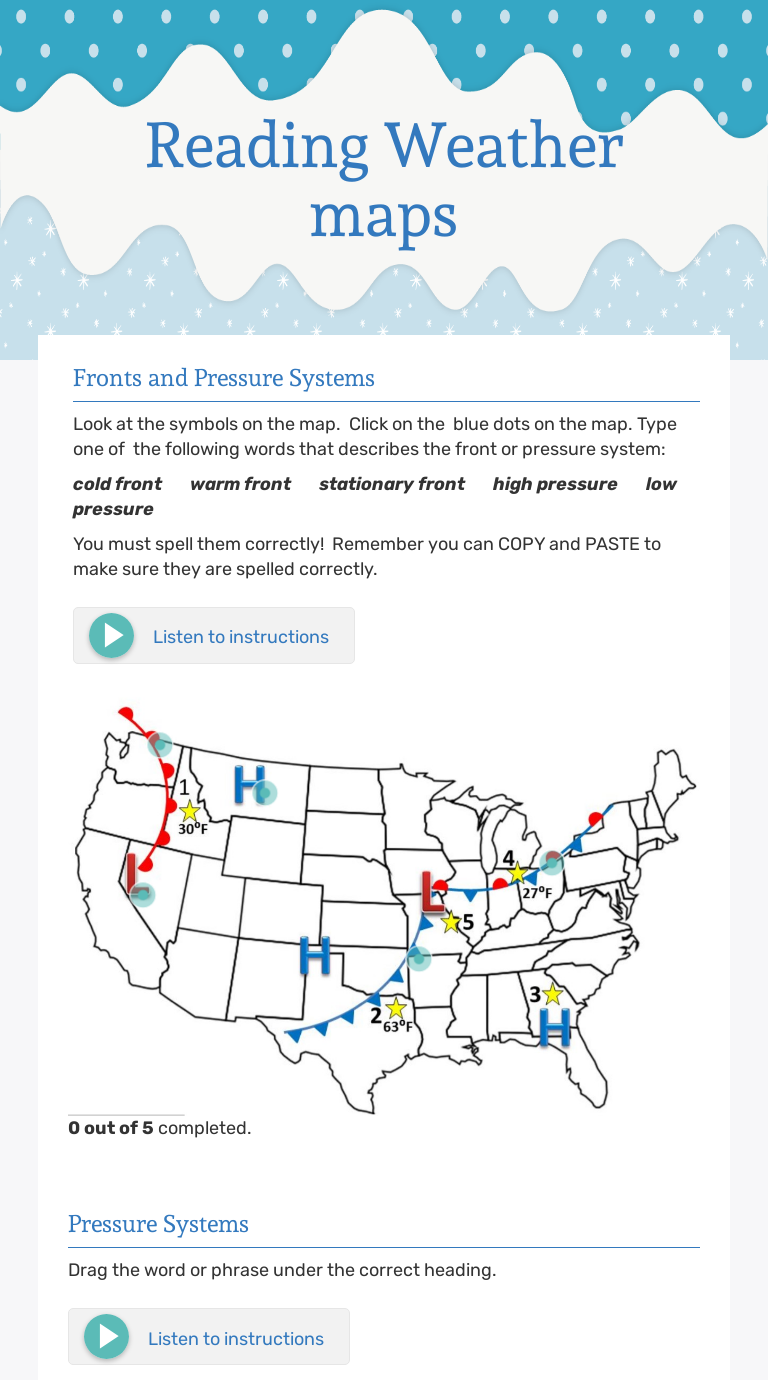 Reading Weather Maps How To Read Surface Weather