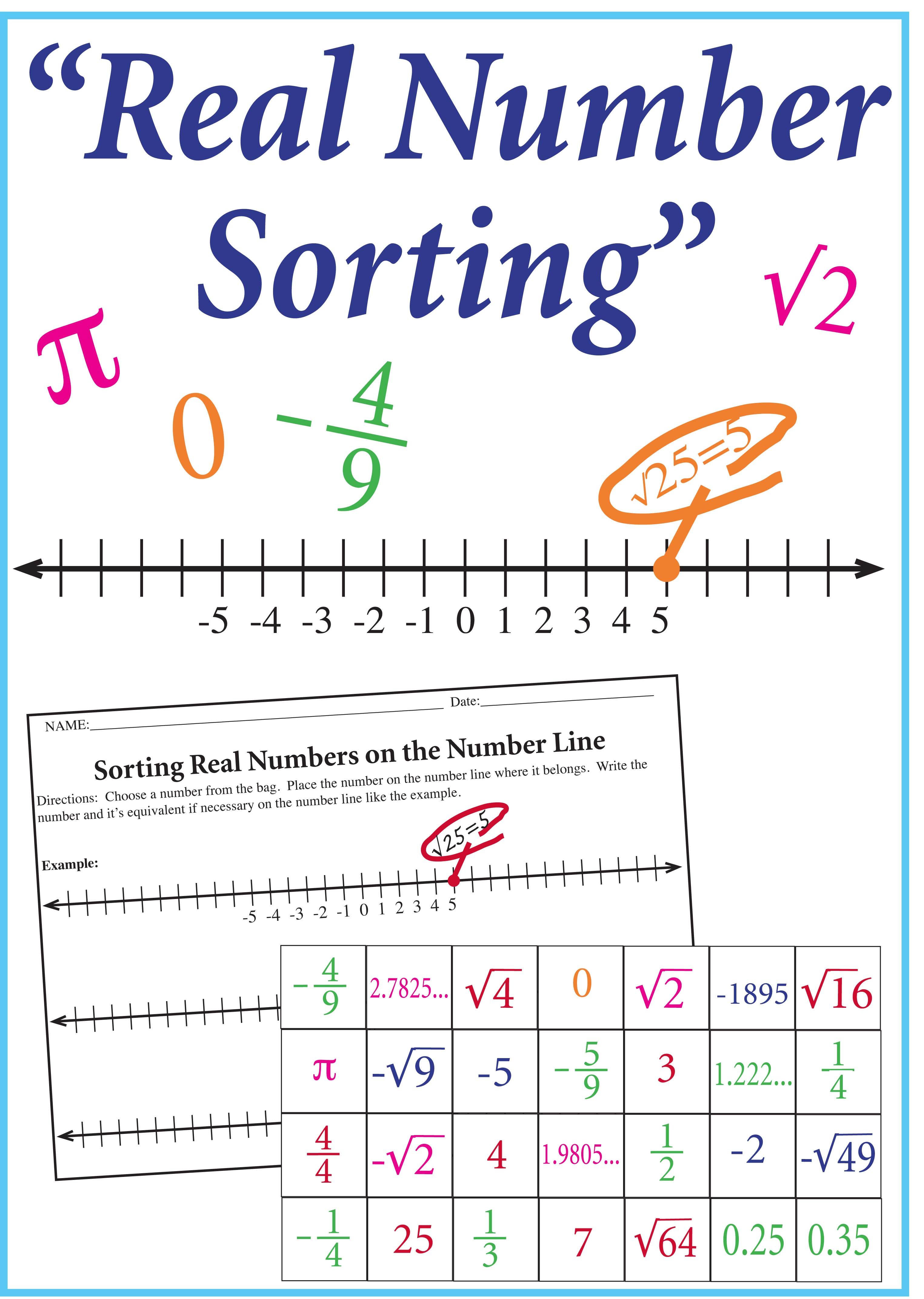 Real Number System Worksheet Answer Key: 5 Quick Checks