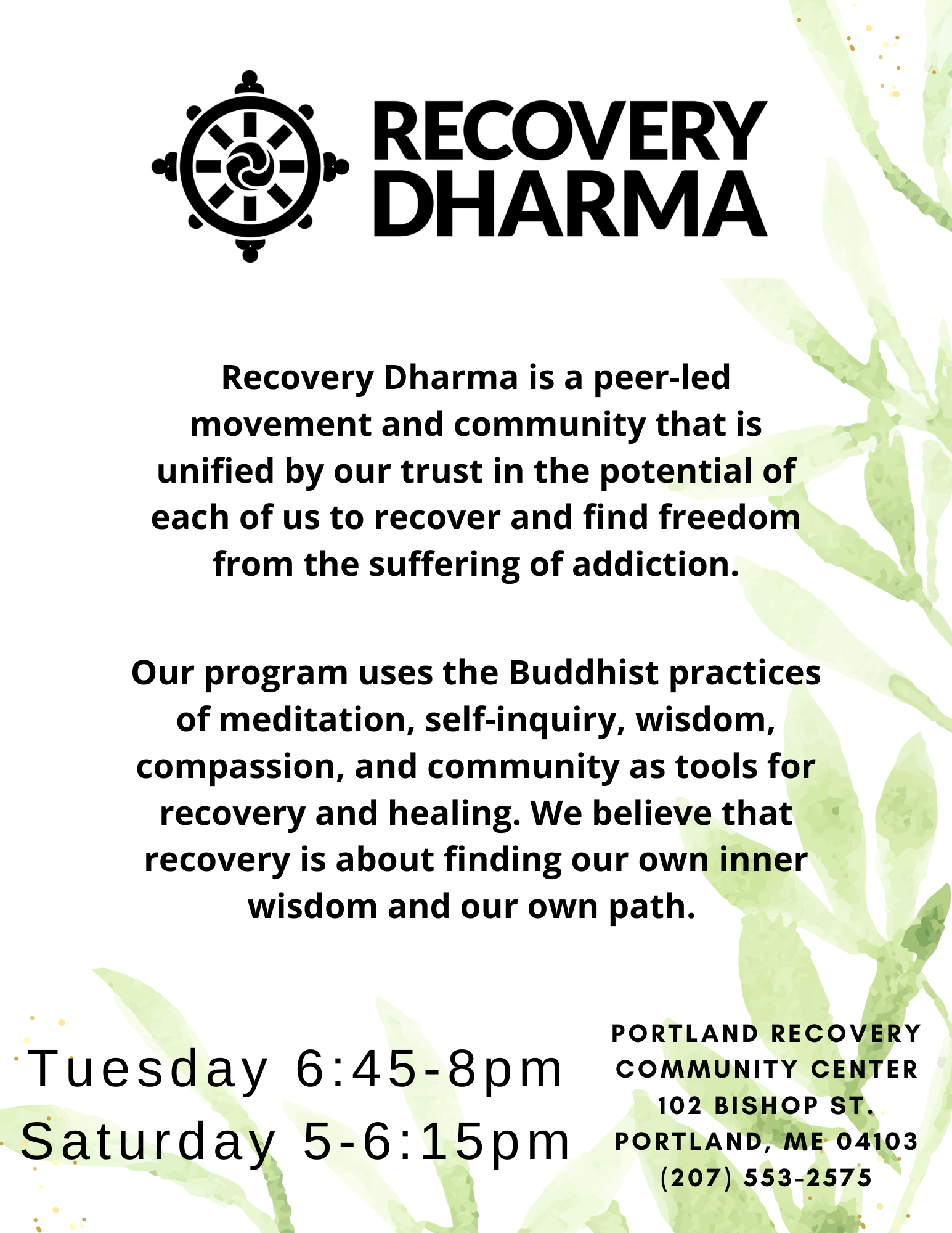 Recovery Dharma R Fortcollins