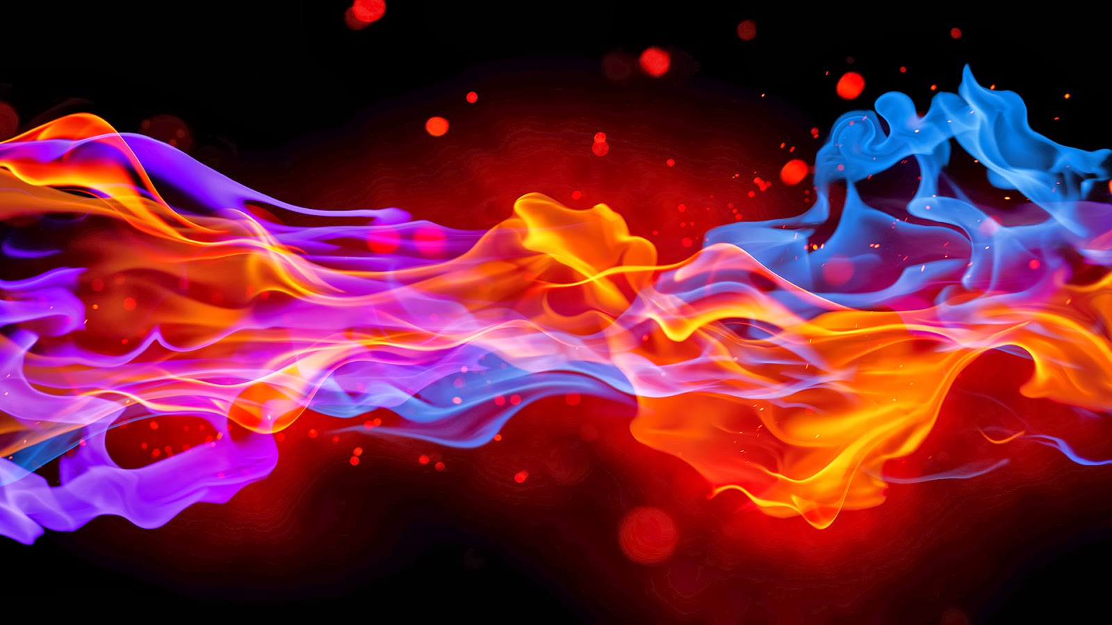 Red and Blue Fire: What's Behind the Colors?