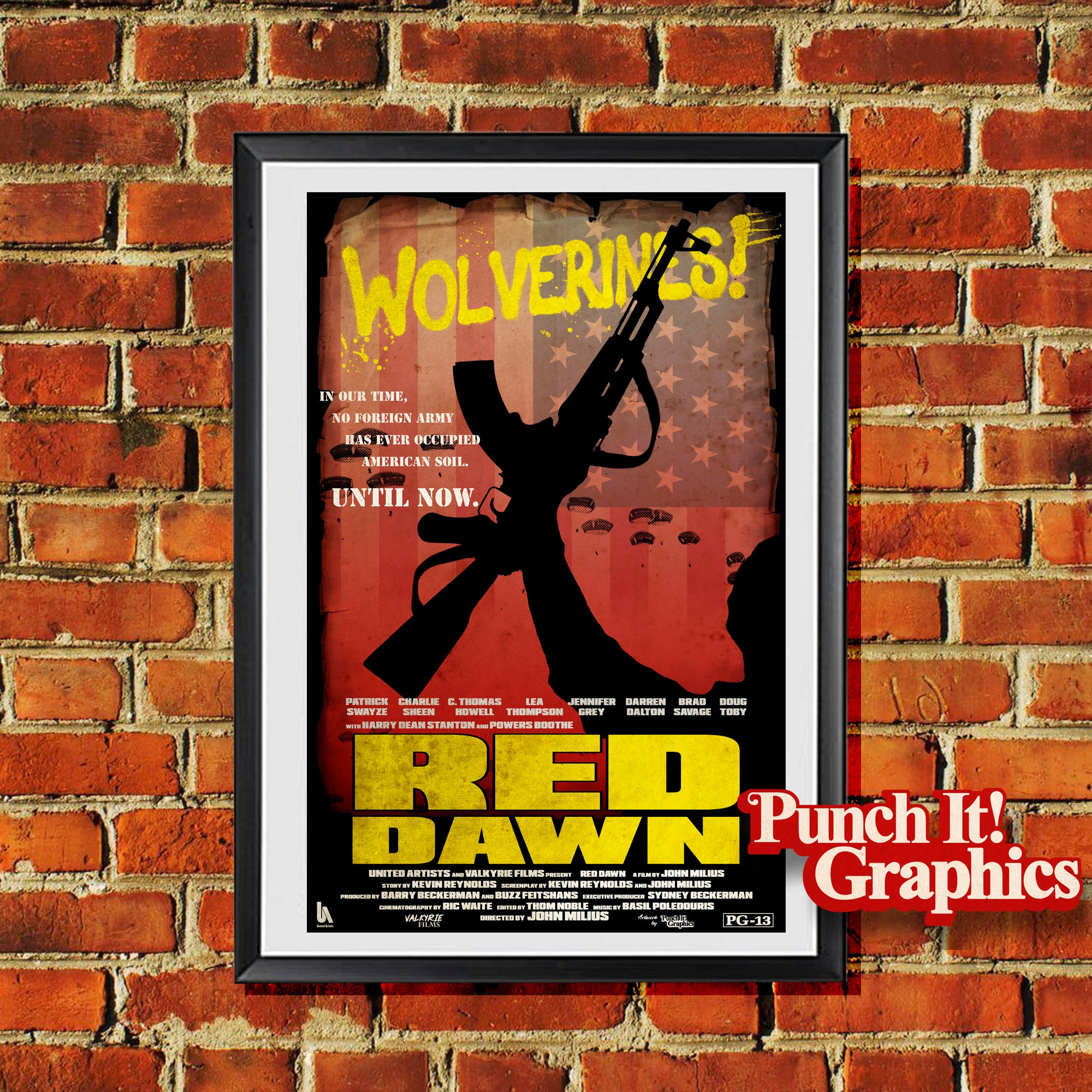 Red Dawn 1984 Wolverines Www Fanboyfun Com Wolverine Animal Dawn Movie Wolverines