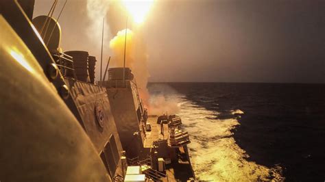 Red Sea Uss Carney Shoots Down Houthi Drones Responds To Ballistic Missile Attack On