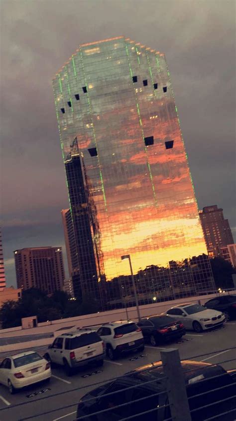 Reflection Of Sunset In Buckhead Ga Off The Terminus Building Love