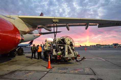 Refueling Aircraft On Ground