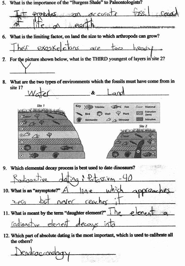 Relative Dating Worksheet Principles Of Geology Sticktor