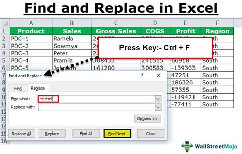 Replacing Data In Excel