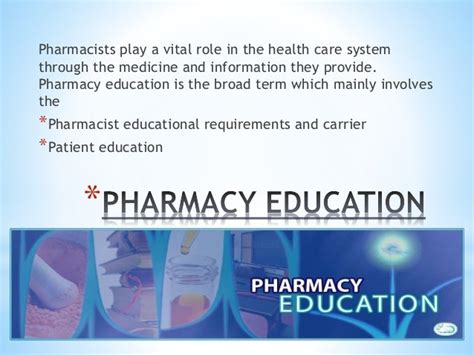 Research In Hospital Pharmacy And Pharmacy Education