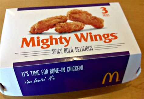 Restaurant Review Mcdonald S Mighty Wings The Food Hussy