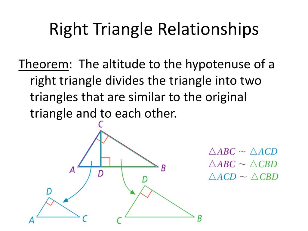 Right Triangle Similarity