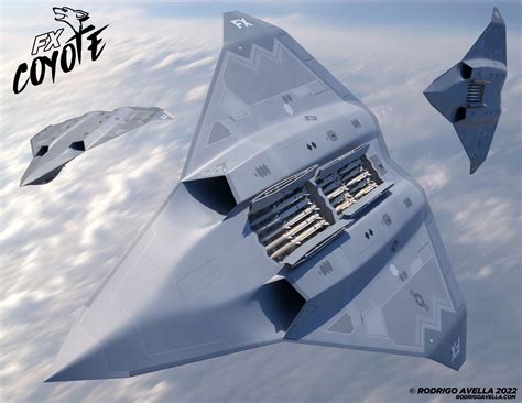 Rodrigo Avella Coyote Fx Sixth Generation Fighter Concept