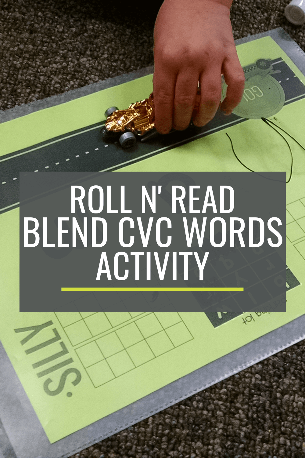 Roll N Read A Fun Way To Blend Cvc Words In Kindergarten