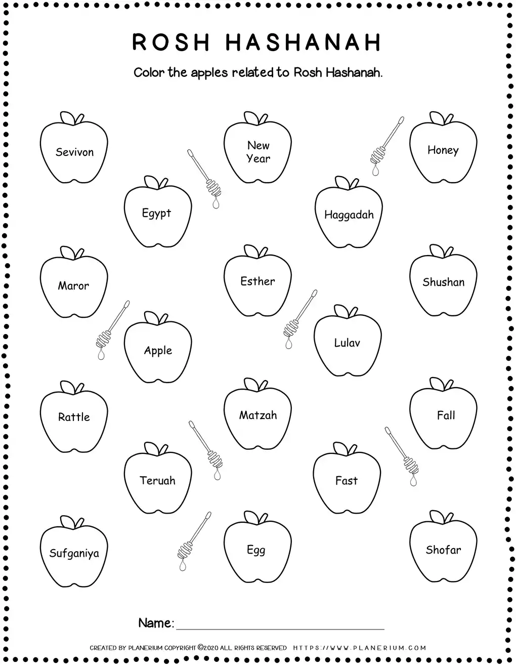 5 Creative Rosh Hashanah Worksheets for Kids