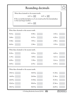 Rounding Decimals 5Th Grade Worksheet