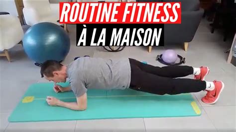 Routine Fitness La Maison En 5 Minutes Youtube