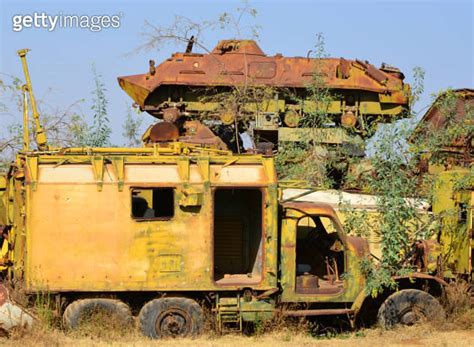 Inside Russia's Armored Personnel Carrier Graveyard