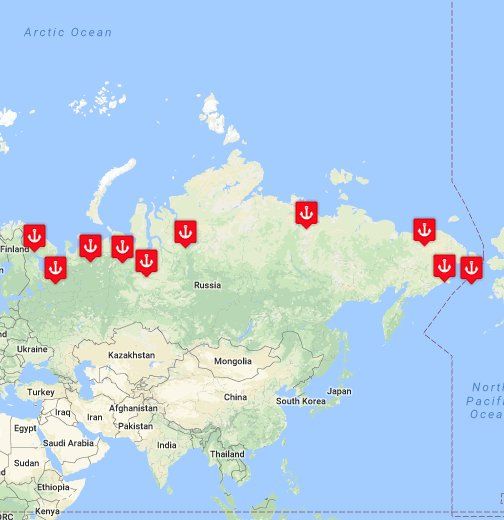 Russian Military Bases Map