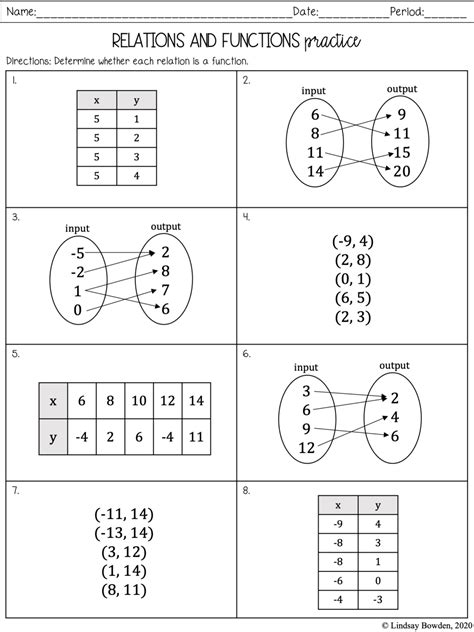 Sample Worksheets In Function