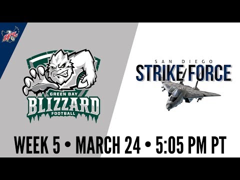 San Diego Strike Force At Green Bay Blizzard Youtube