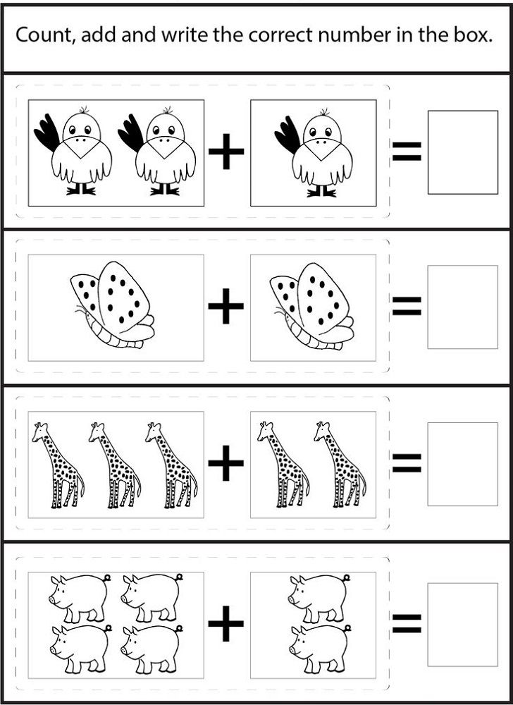 School Prep Worksheets Kindergarten Addition Worksheets Math Worksheets Kindergarten Math