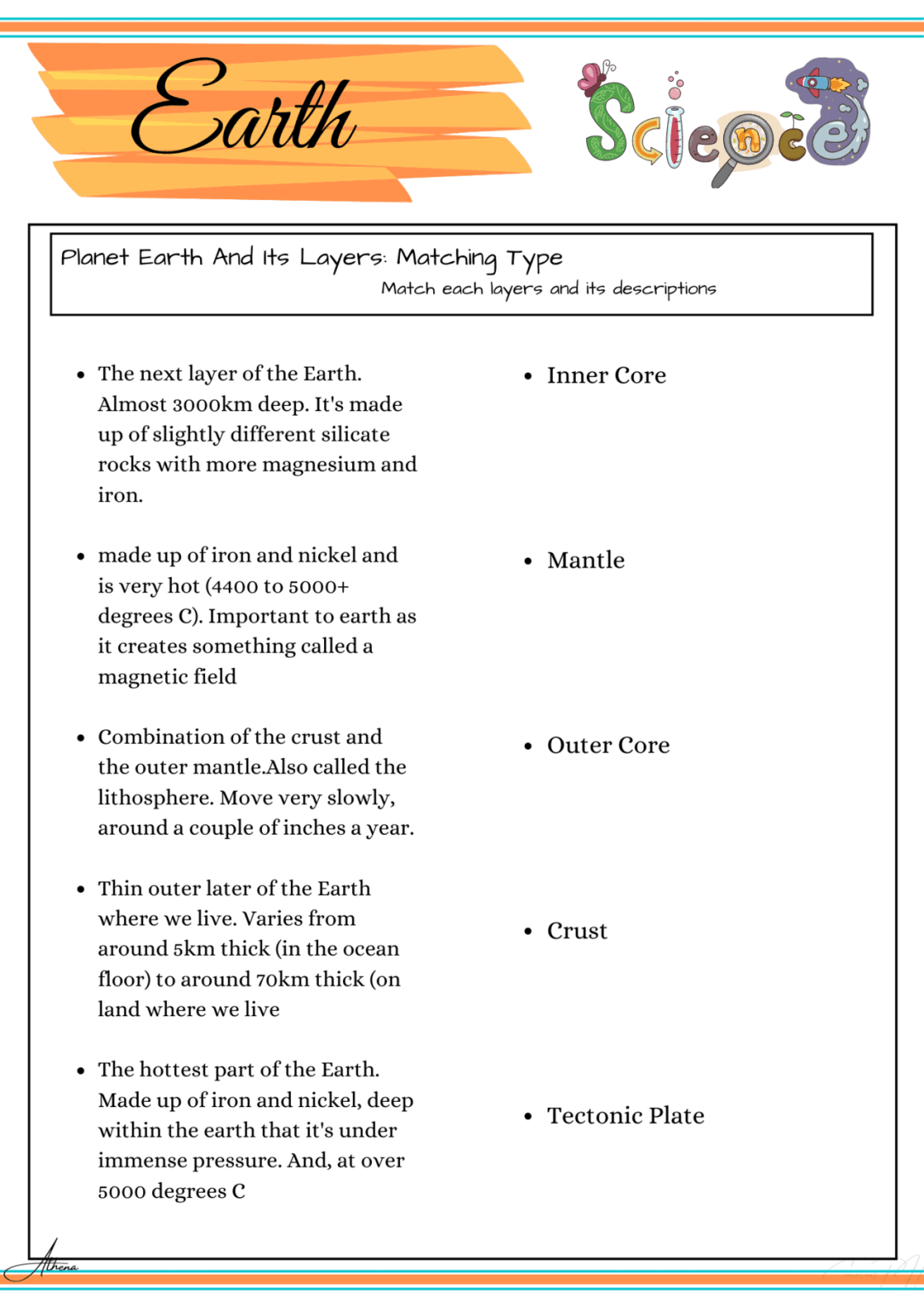 Science Worksheets For Grade 4 With Answers Workssheet List