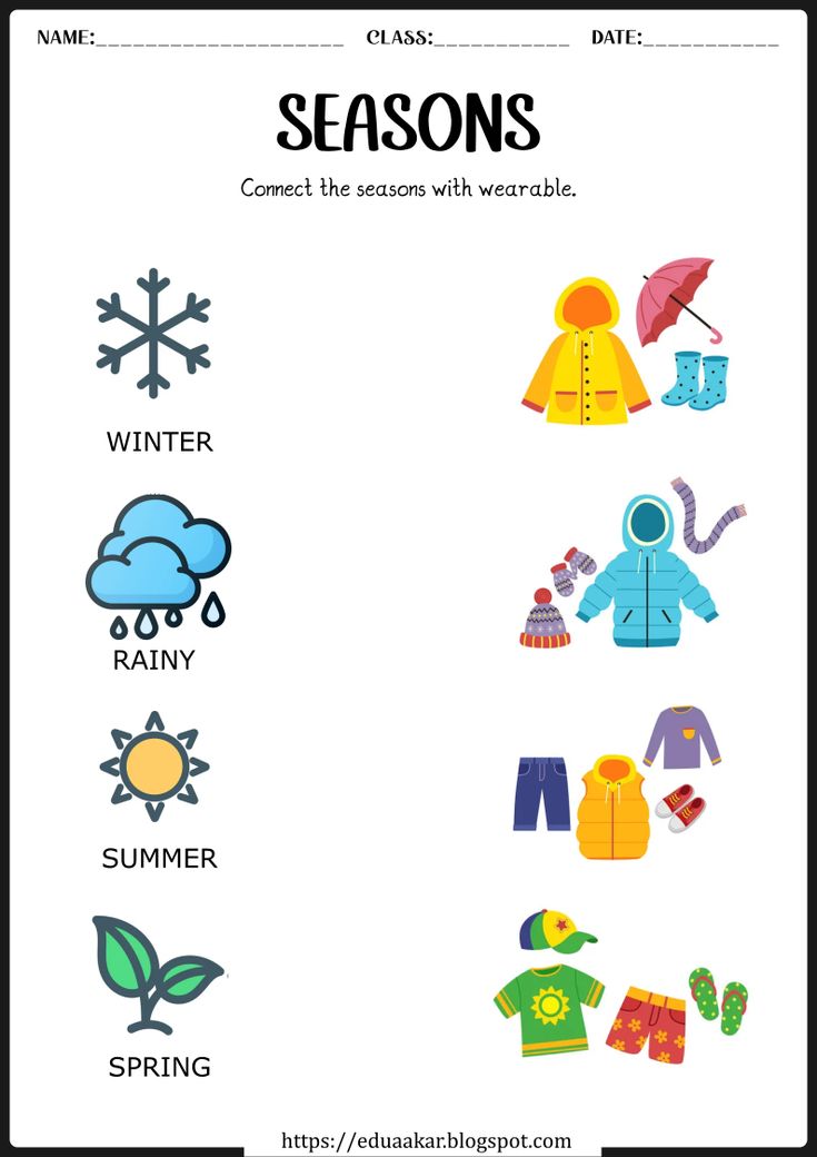 Seasons Worksheets For Kindergarten Seasons Worksheets Kids