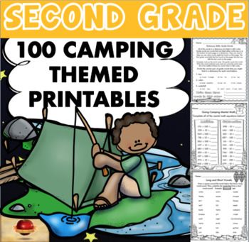 Second Grade Camping Themed Worksheets 100 Standards Aligned Printables Made By Teachers