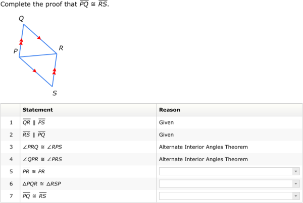 Section 7 Proofs Involving Quadrilaterals Youtube