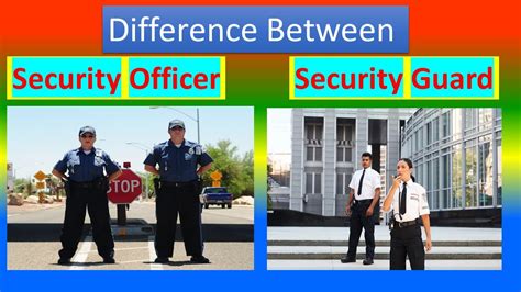 Security Guard Vs Security Officer