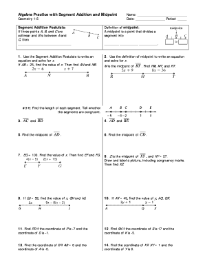 Segment Addition: Top Answers and 5 Easy Worksheets