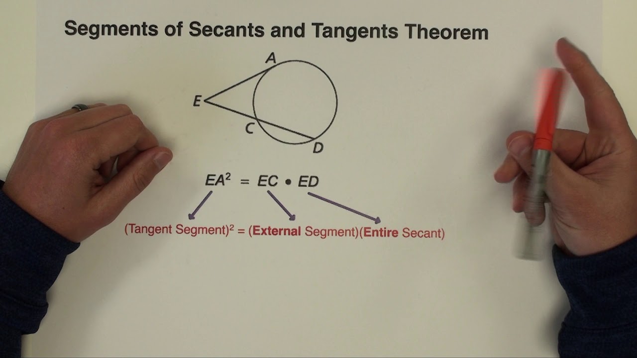 Segment Relationships In Circles Worksheet