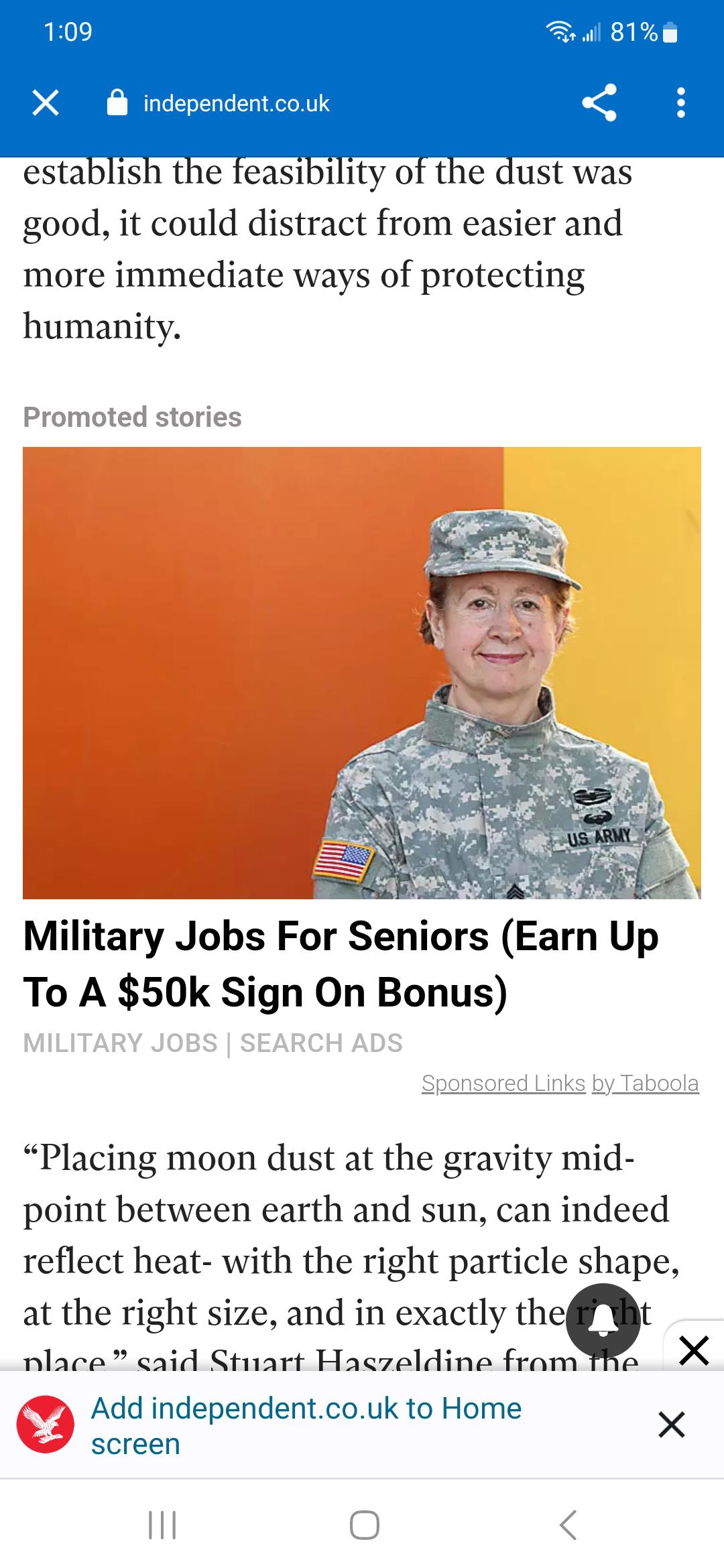 Seniors Joining the Military: Is It Right for You