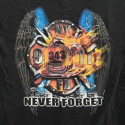 September 11Th 2001 911 Memorial Shirt Adult Extra Large 20Th Anniversary Mens Ebay