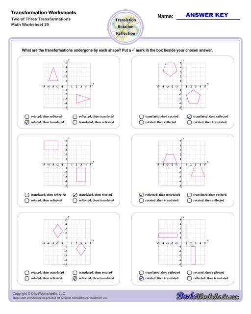 5 Tips for Mastering Sequences of Transformations Worksheets