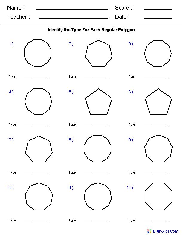 Shapes And Polygons Worksheets Geometry Worksheets Worksheets Teacher Resources