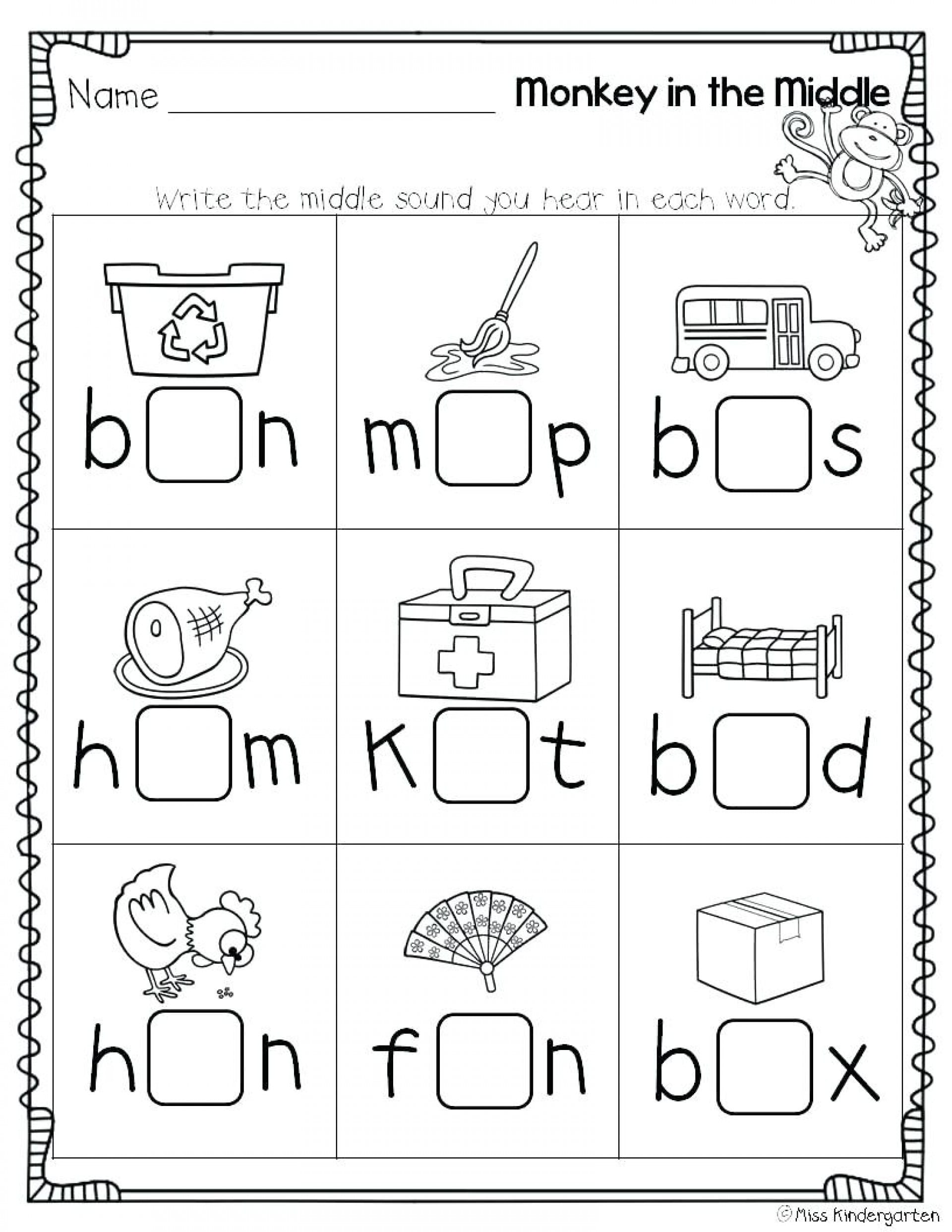 Short A Worksheets For Download Phonics Kindergarten Kindergarten